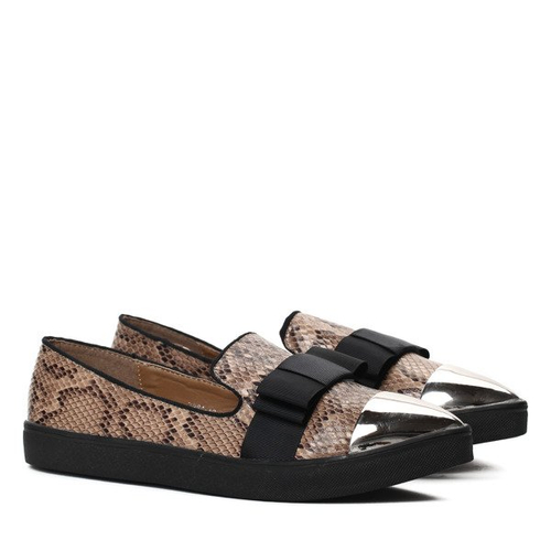 Накладка хакі з бантиком Еммалін - Взуття