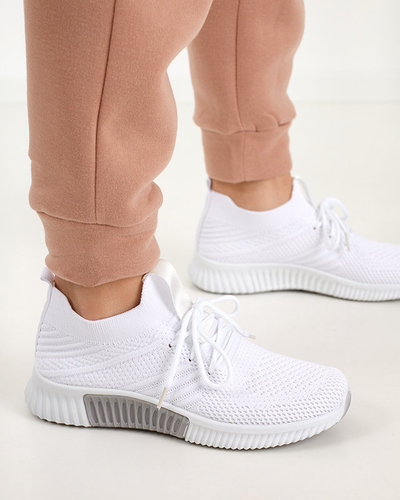 OUTLET Bílé dámské sportovní boty Merisal - Obuv