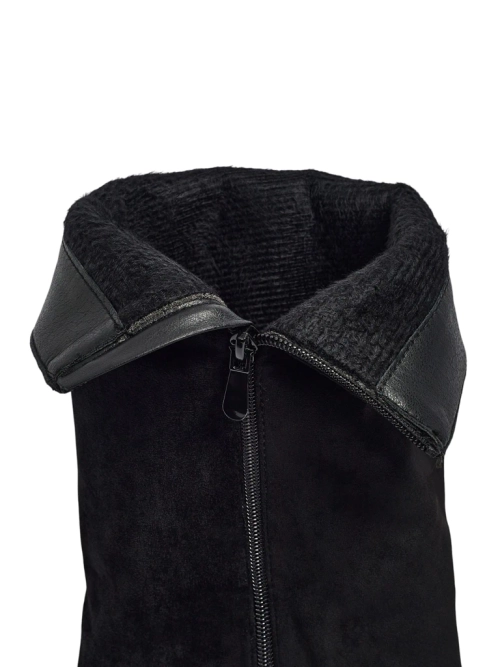 Жіночі чоботи еко замшеві з халявою Ismara