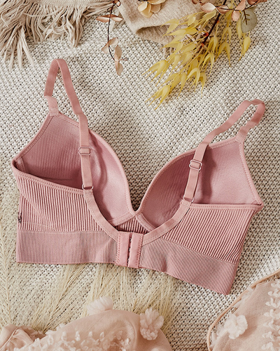 Royalfashion Dámská žebrovaná podprsenka