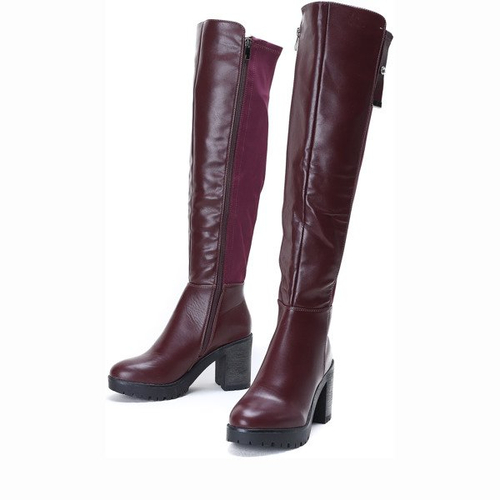 Бургундські черевики на посаді Majana - Взуття