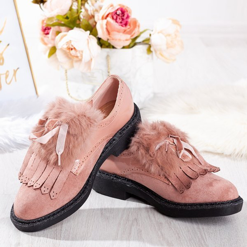 Рожеве жіноче взуття з хутром Міссурі - Взуття