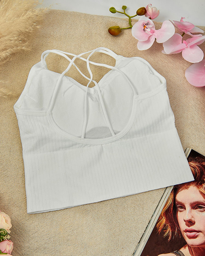 Жіночий спортивний бюстгальтер Royalfashion з цирконами