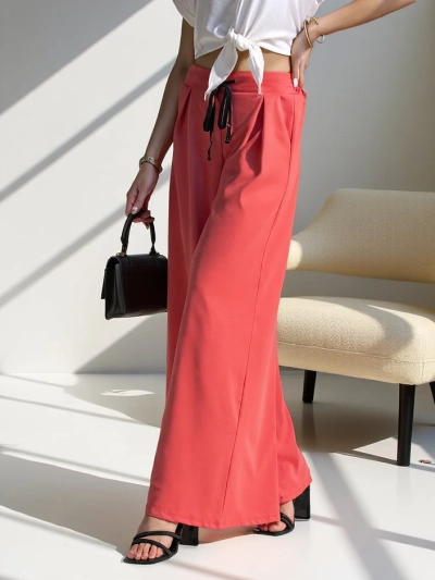 Royalfashion Široké dámské kalhoty