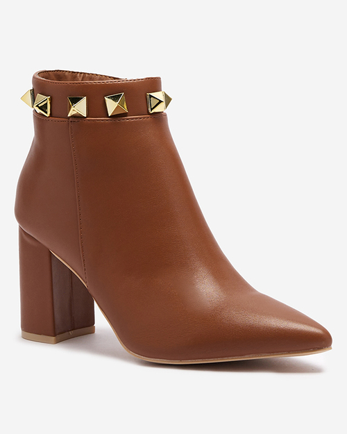 Жіночі черевики, декоровані шипами з верблюжої шкіри Sertika - Взуття