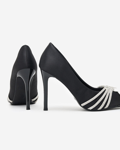 Жіночі туфлі-човники з цирконієм Royalfashion