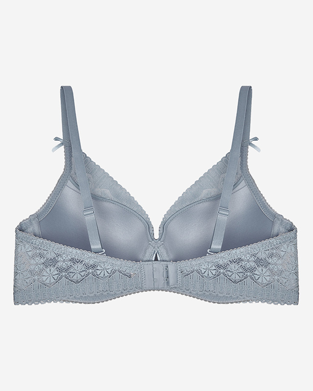 Dámská vyztužená podprsenka v modré barvě- Spodní prádlo