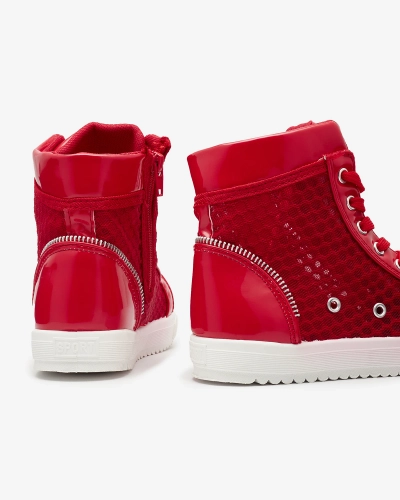 Червоні кросівки для дівчаток Borris- Footwear