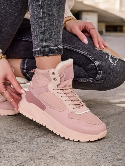 Royalfashion Izolované dámské tenisky s kožešinou Retodaf