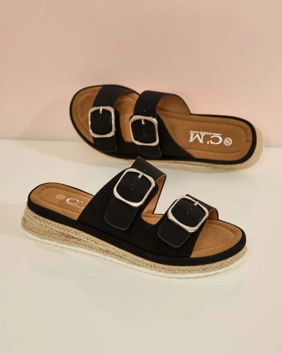 Royalfashion Dámské žabky s přezkami Ossfo