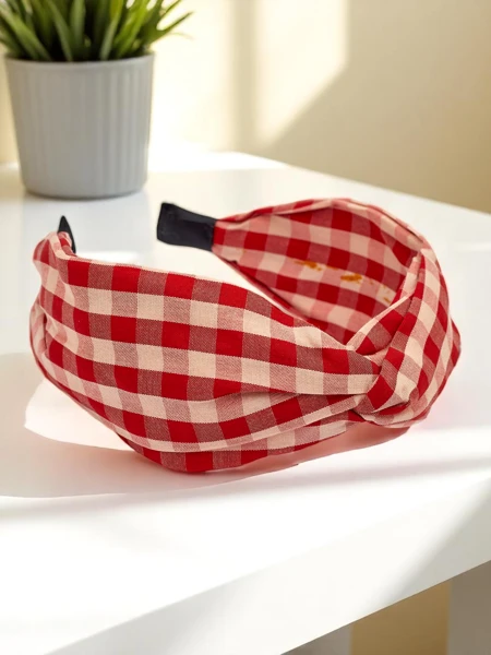 Royalfashion Kostkovaná čelenka Claras