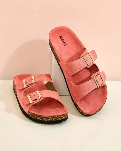 Royalfashion Жіночі шльопанці з пряжками Foumy