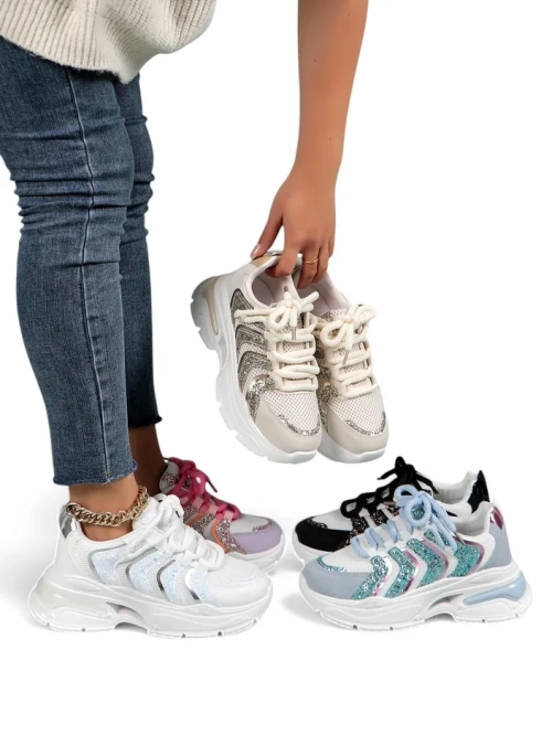 Royalfashion Жіночі спортивні кросівки на платформі Angello