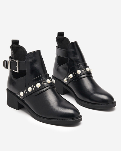 Černé dámské kozačky střihu Korillo - Obuv