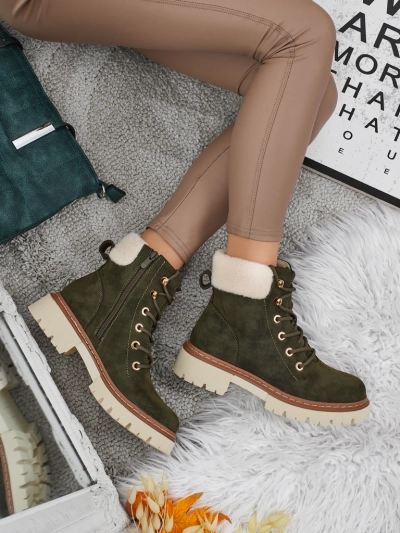 Жіночі ботильйони-трапери з хутром Tessara