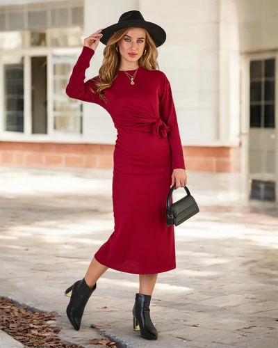 Royalfashion Dámské midi šaty