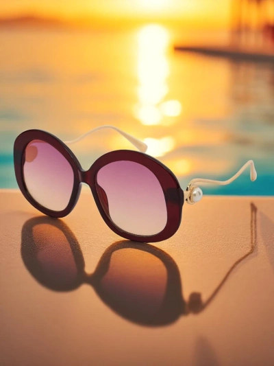 Royalfashion Сонцезахисні окуляри з декоративними дужками Glam Shine