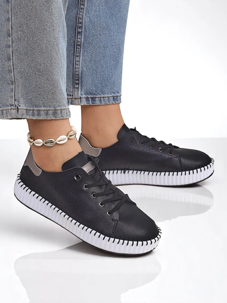 Royalfashion Dámské ažurové tenisky Luna Lace