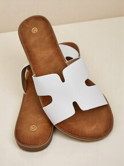 Royalfashion Жіночі шльопанці на плоскій підошві Повсякденний стиль