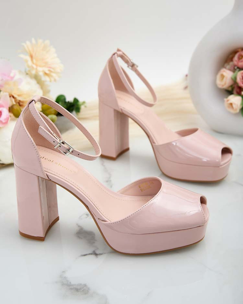 Royalfashion Жіночі лаковані босоніжки Lefeyoa