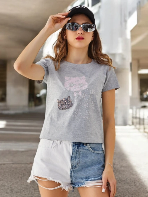 Royalfashion Жіноча бавовняна блуза