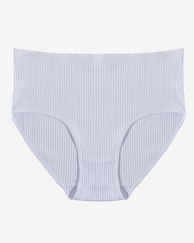 Білі трусики в рубчик для жінок - Нижня білизна