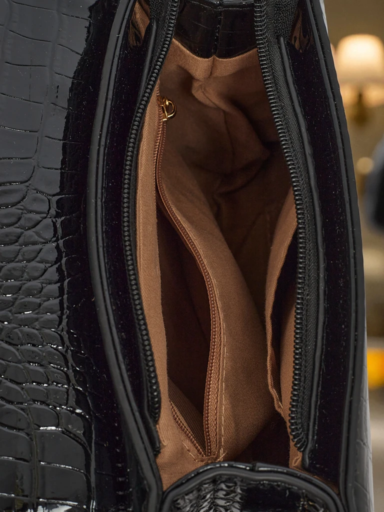 Lakovaná Malá dámská kabelka z ekokůže Lunaya