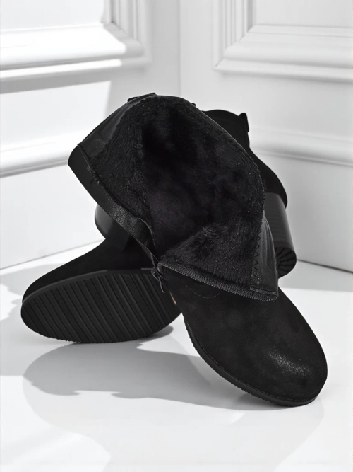 Жіночі ботильйони еко замшеві на підборах Crimson Echo