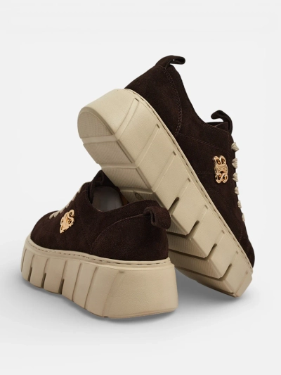 Спортивні жіночі снікерси з натуральної шкіри Renos