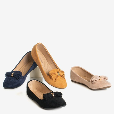 Růžové baleríny s ozdobou Fralise - Obuv 1