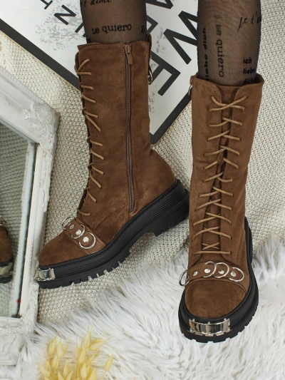 Royalfashion Dámské šněrovací kotníkové boty Werces