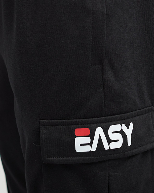 Чоловічі чорні спортивні штани з кишенями - Одяг