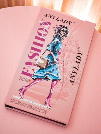 ANYLADY Kompaktní paletka na líčení – oční stíny, konturování, rty 33 odstínů
