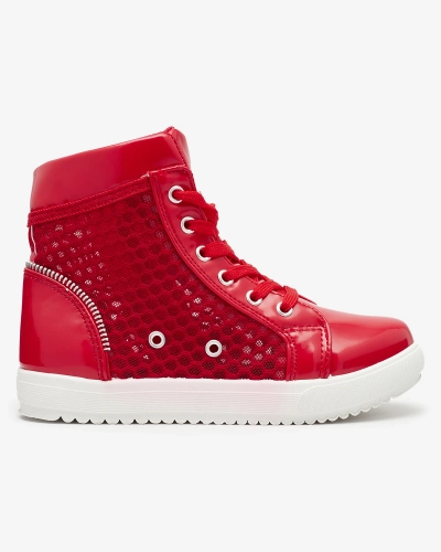 Червоні кросівки для дівчаток Borris- Footwear