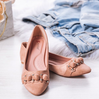 Темно-рожеві балетки Aya - Взуття 