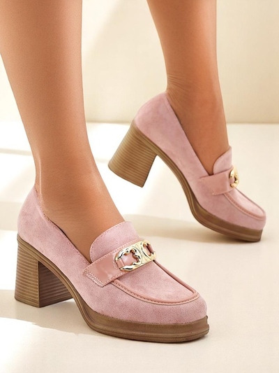 Royalfashion Жіночі мокасини на блоці Qeroy