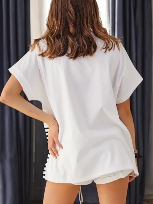 Royalfashion Жіноча бавовняна футболка з принтом