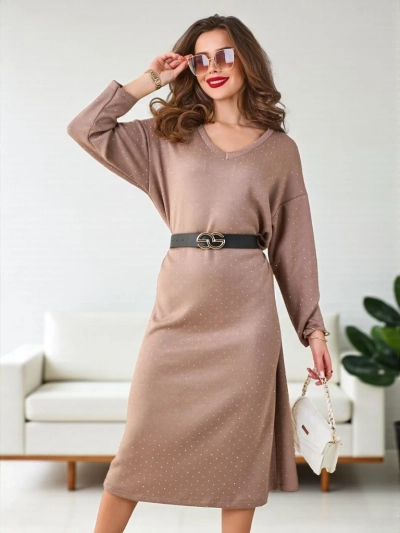 Royalfashion Dámské svetr šaty
