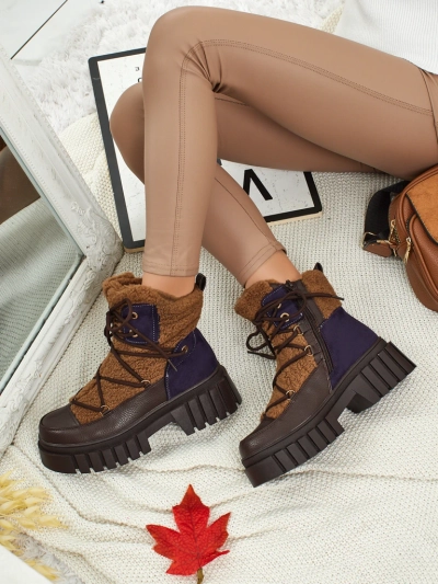 Dámské workery s kožíškem Cindora