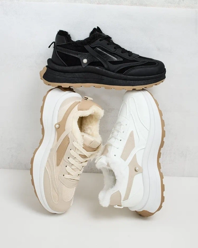 Royalfashion Dámské zateplené tenisky Terib