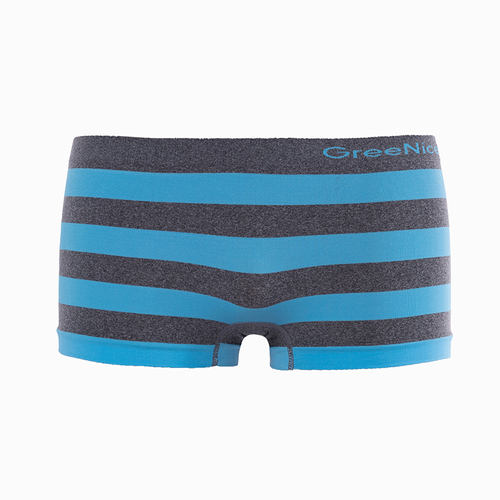 Сірі боксери в блакитну смужку