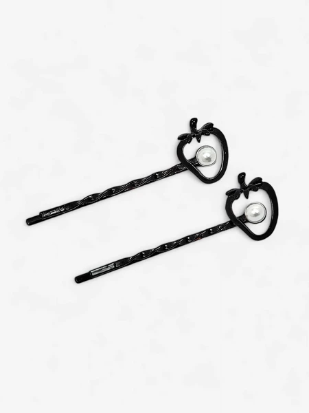 Royalfashion Sponky do vlasů s jahodami