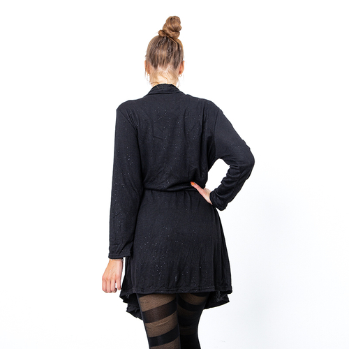 Чорний жіночий кардиган