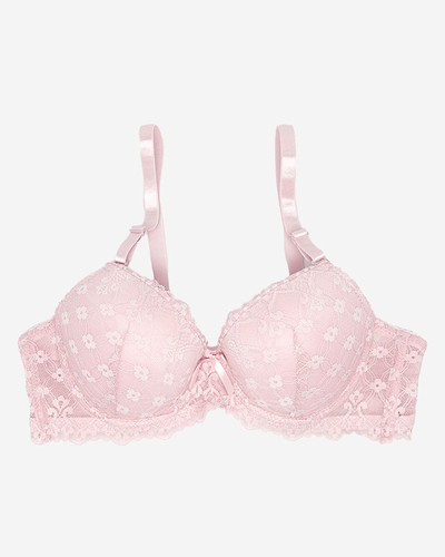 Жіночий бюстгальтер з фіолетовим мереживом - Нижня білизна