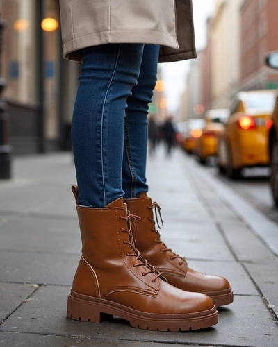 Жіночі черевики Royalfashion Bumalo на шнурівці