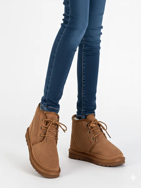 Dětské boty Venus Camel Kožené Pohodlné na Podzim