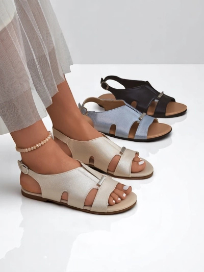 Royalfashion Dámské sandály na ploché podrážce Solea Comfort