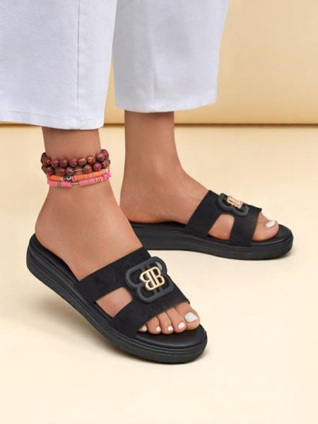 Royalfashion Dámské pantofle na ploché podrážce ChicStep