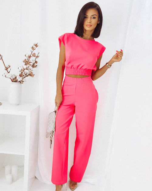 Жіночий спортивний спортивний комплект кольору фуксія - Одяг