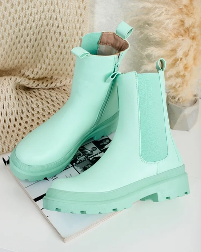 Royalfashion Eko kožené dámské kozačky Ereste